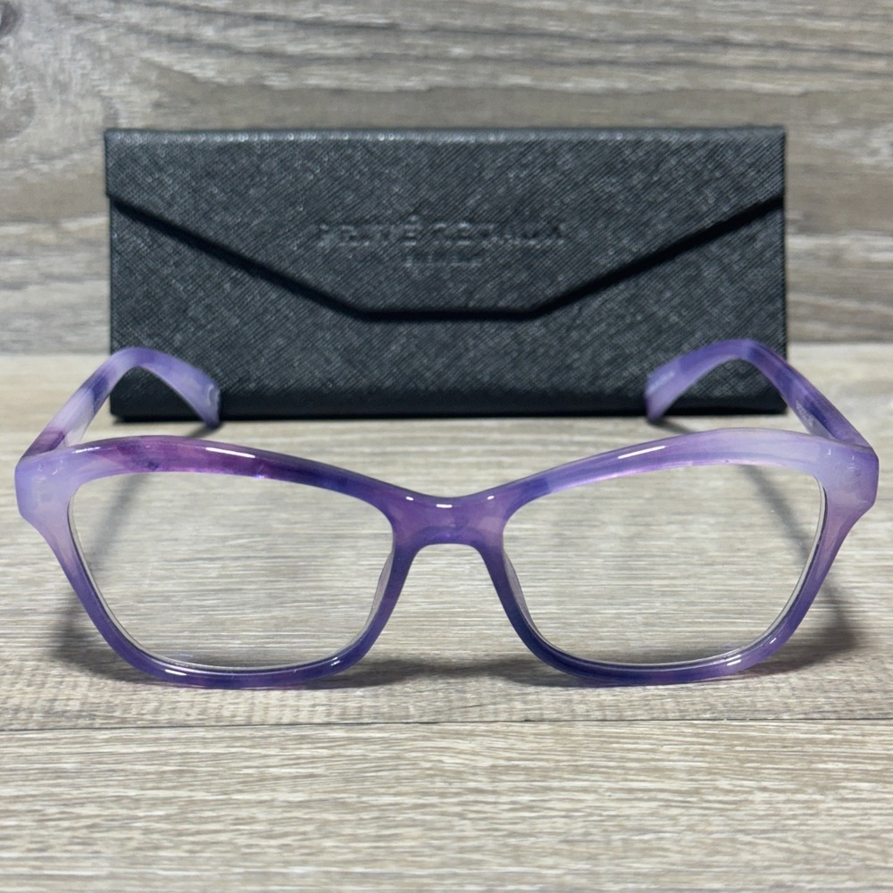 Privé Revaux‎ The Diamond ETG Purple Reading Glasses +0.00 52-15-140 w/ Case
